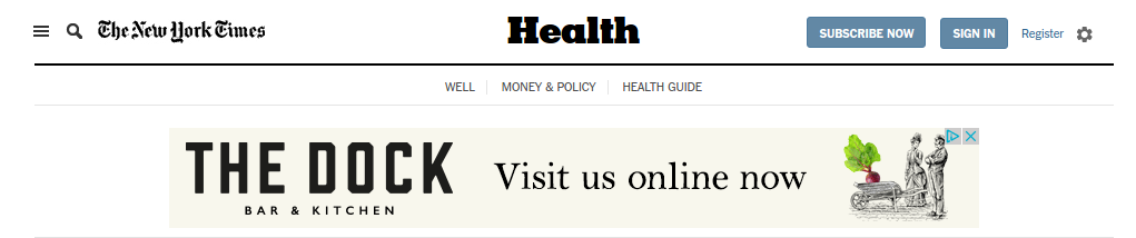 nytimes.com/pages/health/index.html
