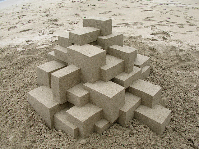 Geometric Sandcastles by Calvin Seibert - 1