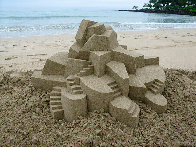 Geometric Sandcastles by Calvin Seibert - 2
