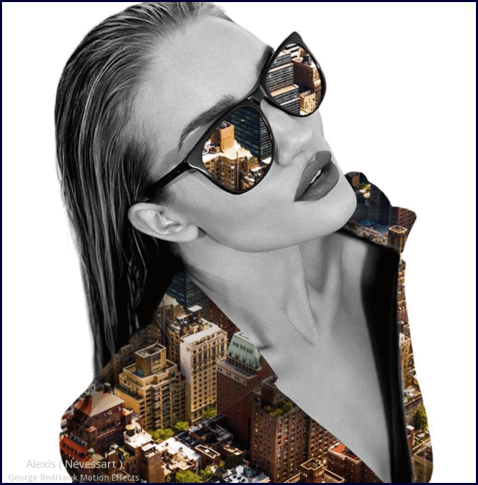 Face the City - Original by 18 year old French artist, Alexis Nevess. Photomanipulation by  George RedHawk_DarkAngelØne #DA1